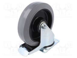 Transport wheel; Ø: 200mm; W: 50mm; H: 235mm; torsional with lock