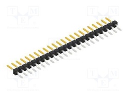 Connector: pin strips; pin header; male; PIN: 23; 2.54mm; SMT; 1x23