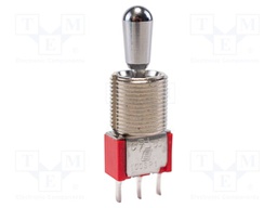 Switch: toggle; Pos: 2; SPDT; ON-ON; 2A/250VAC; 5A/28VDC; -30÷85°C