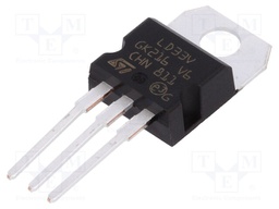 IC: voltage regulator; LDO,linear,fixed; 3.3V; 0.95A; TO220AB; THT