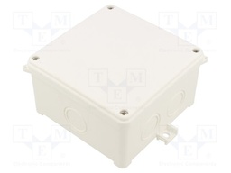 Enclosure: junction box; X: 118mm; Y: 68mm; Z: 118mm; wall mount