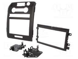 Radio mounting frame; Ford; 2 DIN; black