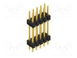 Connector: pin strips; pin header; male; PIN: 10; 2.54mm; THT; 2x5