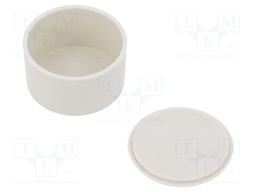 Enclosure: for alarms; Z: 14mm; ABS; grey; Ø: 24.8mm