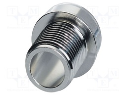 Enclosure for connectors: M12; nickel plated