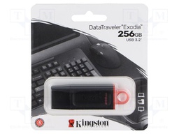 Pendrive; USB 3.2 Gen 1; 256GB; black; USB A