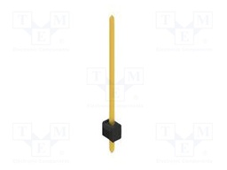 Connector: pin strips; pin header; male; PIN: 1; 2.54mm; THT; 1x1