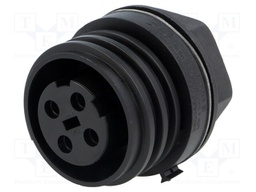 Connector: circular; socket; female; PIN: 4; Buccaneer 900; IP68