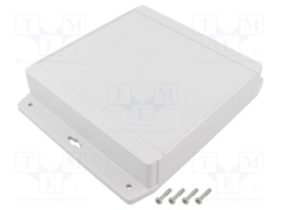 Enclosure: multipurpose; X: 180mm; Y: 181mm; Z: 40mm; 1555F; ABS; grey