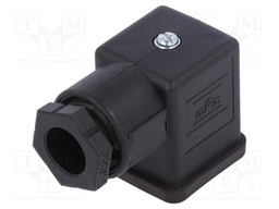 Connector: valve connector; plug; form A; 18mm; female; PIN: 4; mPm