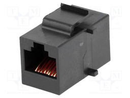 Coupler; Cat: 5e; Layout: 8p8c; RJ45 socket,both sides