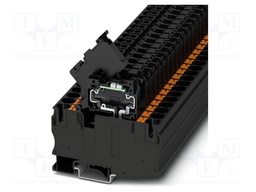 Splice terminal: rail; 10A; 24V; push-in; L: 77.3mm; 0.5÷16mm2