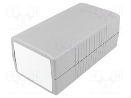 Enclosure: with panel; X: 80mm; Y: 150mm; Z: 60mm; ABS; dark grey