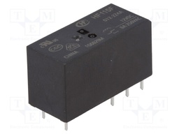 Relay: electromagnetic; DPDT; Ucoil: 12VDC; 8A/250VAC; 8A/24VDC; 8A