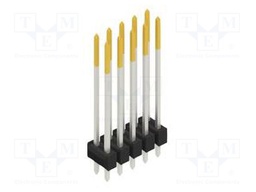 Connector: pin strips; pin header; male; PIN: 10; 2.54mm; THT; 2x5