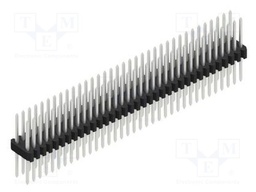 Connector: pin strips; pin header; male; PIN: 70; 1.27mm; THT; 2x35