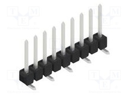 Connector: pin strips; pin header; male; PIN: 9; 2.54mm; SMT; 1x9