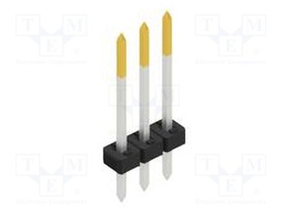 Connector: pin strips; pin header; male; PIN: 3; 2mm; THT; 1x3; 100V