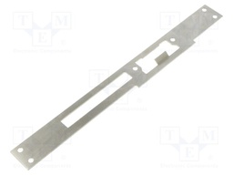 Frontal plate; right; W: 24mm; for electromagnetic lock; L: 250mm