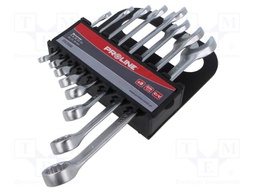 Wrenches set; combination spanner; Chrom-vanadium steel; 8pcs.