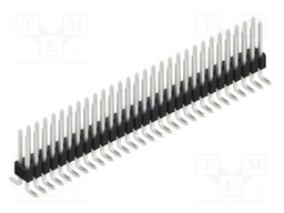 Connector: pin strips; pin header; male; PIN: 58; 1.27mm; SMT; 2x29