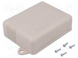 Enclosure: multipurpose; X: 90mm; Y: 115mm; Z: 37mm; ABS; grey
