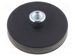 Magnet: permanent; neodymium; H: 6mm; 75N; Ø: 31mm; Enclos.mat: steel