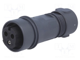 Connector: circular; plug; female; PIN: 3; Buccaneer 6000; UL94V-0
