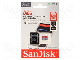 Memory card; Android; microSDXC; 128GB; R: 140MB/s; adapter