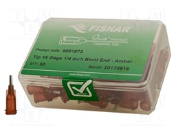 Needle: steel; 0.25"; Size: 15; straight; 1.37mm