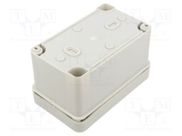 Enclosure: junction box; X: 85mm; Y: 140mm; Z: 81mm; wall mount; IP55