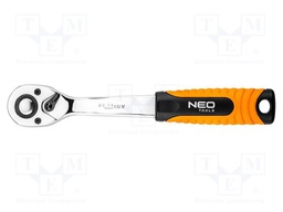 Rattle; 1/4"; with switch; 145mm; Teeth: 72