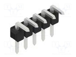 Connector: pin strips; pin header; male; PIN: 5; 2.54mm; THT; 1x5