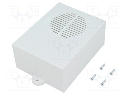 Enclosure: specialist; X: 64mm; Y: 85mm; Z: 36mm; ABS; grey