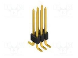 Connector: pin strips; pin header; male; PIN: 6; 1.27mm; SMT; 2x3