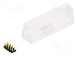 Connector: pin strips; pin header; male; PIN: 10; 2.54mm; SMT; 2x5