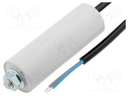 Capacitor: motors, run; 50uF; 450V; Ø45x114mm; -25÷70°C; ±10%; V: 4