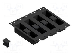 Connector: pin strips; pin header; male; PIN: 4; 2mm; SMT; 1x4; 100V