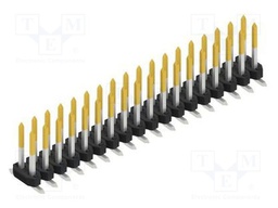 Connector: pin strips; pin header; male; PIN: 36; 2mm; SMT; 2x18