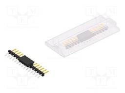 Connector: pin strips; pin header; male; PIN: 15; 2mm; SMT; 1x15
