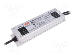 Power supply: switched-mode; LED; 240.3W; 54VDC; 4.45A; 100÷305VAC