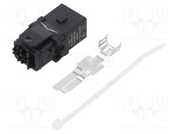 Connector: rectangular; female; Han 1A; PIN: 4; 3P+PE; size 1A