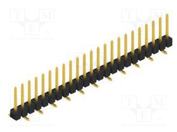 Connector: pin strips; pin header; male; PIN: 23; 2.54mm; SMT; 1x23