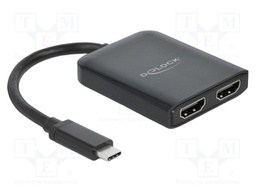 Splitter; HDMI 2.0; 3D,4K,HDCP 1.4,HDCP 2.2,HDR,UHD 2160p; 0.2m