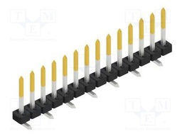 Connector: pin strips; pin header; male; PIN: 14; 2mm; SMT; 1x14