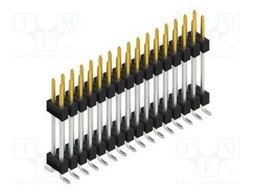 Connector: pin strips; pin header; male; PIN: 32; 2.54mm; SMT; 2x16