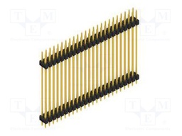 Connector: pin strips; pin header; male; PIN: 48; 2.54mm; THT; 2x24