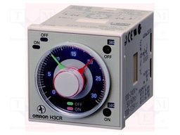 Timer; 0,05s÷30h; DPDT; 24VAC; 24VDC; H3CR-F; -10÷55°C; PIN: 8; IP40