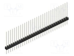 Connector: pin strips; pin header; male; PIN: 31; 2.54mm; THT; 1x31
