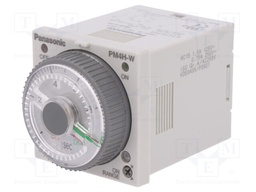 Timer; 0,1s÷500h; DPDT; 250VAC/5A; 24VAC; 24VDC; socket,on panel